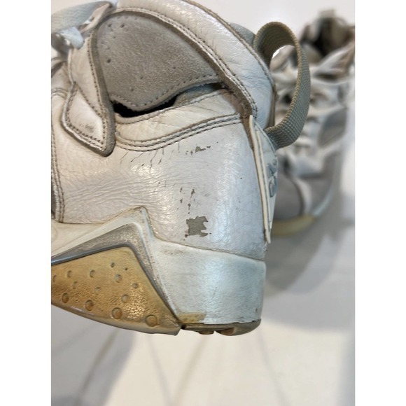 Jordan Retro 7‎ Pure Platinum Shoes  - Youth 7 - Picture 11 of 12